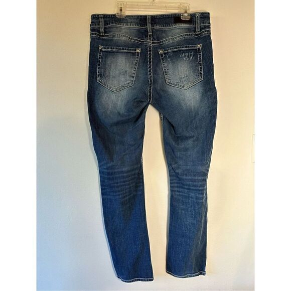 Liverpool women’s green jeans with zippers at ankle and several cute pockets, si - Picture 7 of 9